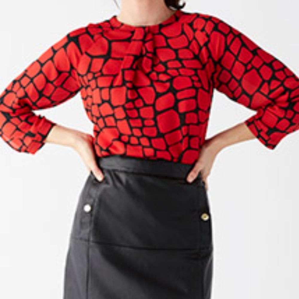 Liz Claiborne Career 3/4 Sleeve Blouse